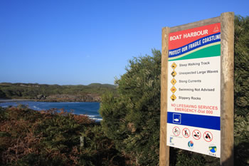 Boat Harbour Signpost