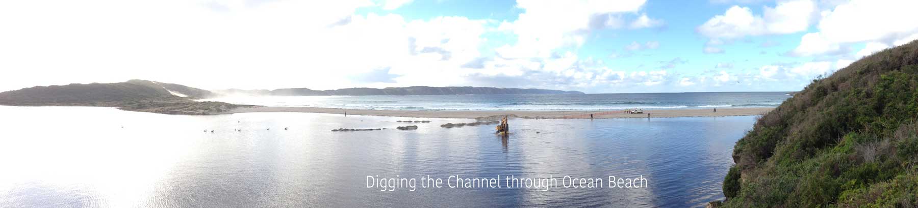 Ocean Beach Channel Digging