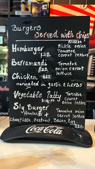 The Sly Fox Diner, Denmark WA